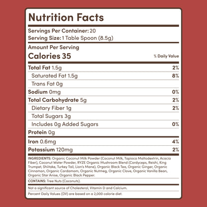 Mushroom Chai (1 Pack - 20 Servings)
